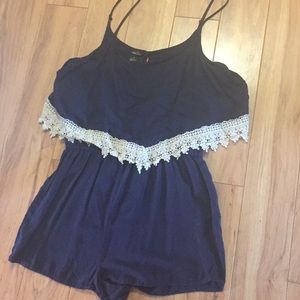 Sz dark blue XL romper!!
